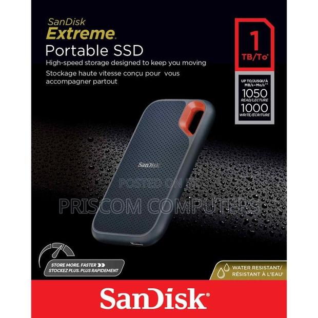 Sandisk 1 TB Extreme Portable SSD V2 - thumbnail 2