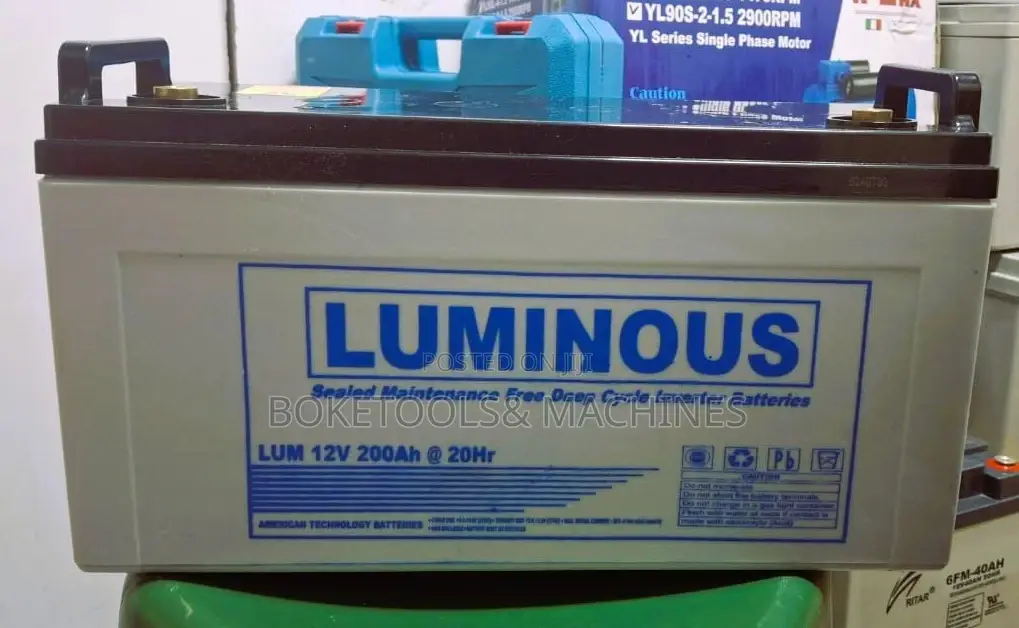 Luminous 200ah 12volts Gel Battery