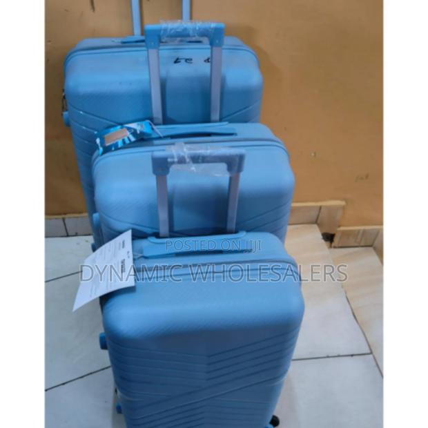 3in1 Exec Rubber Travel Suitcase - thumbnail 2