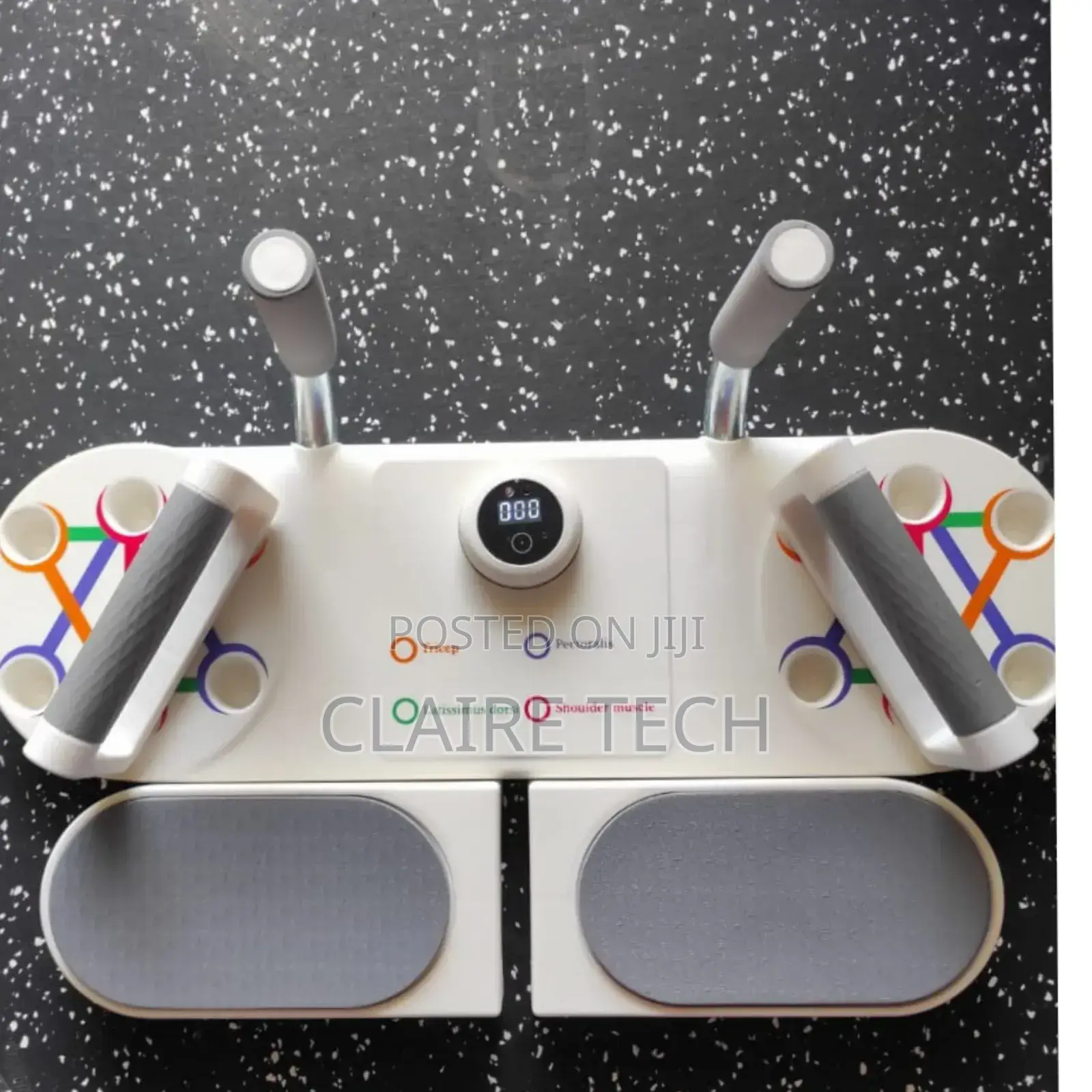 Smart Push Up Board With Resistance Tubes