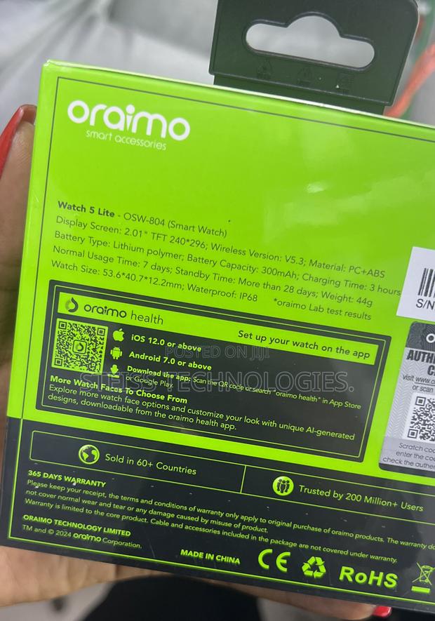 Oraimo Smartwatch 5lite - thumbnail 2