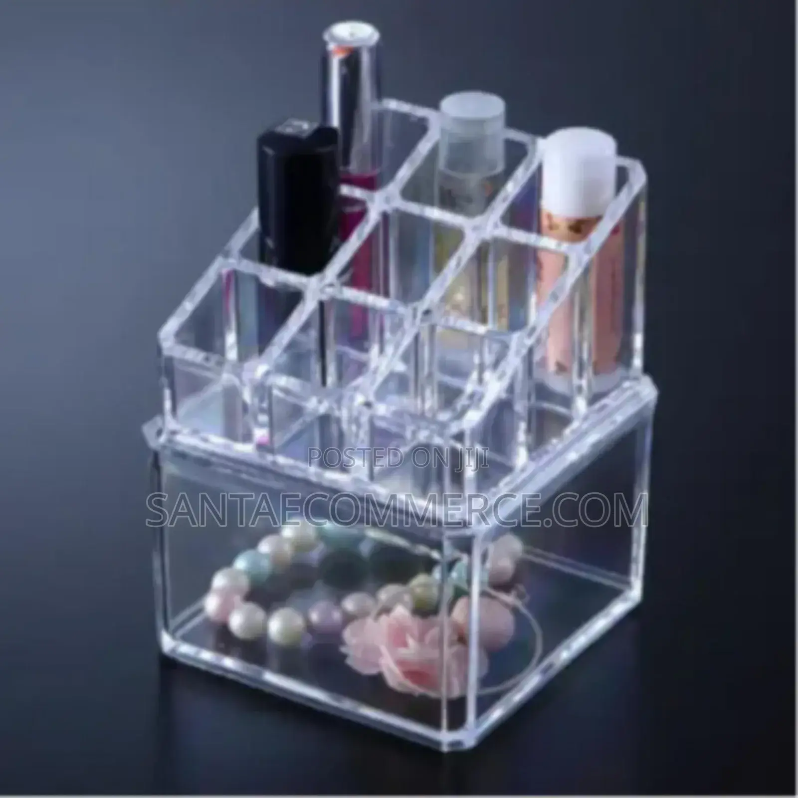 9 Grid 2 Layer Acrylic Cosmetics Organizer