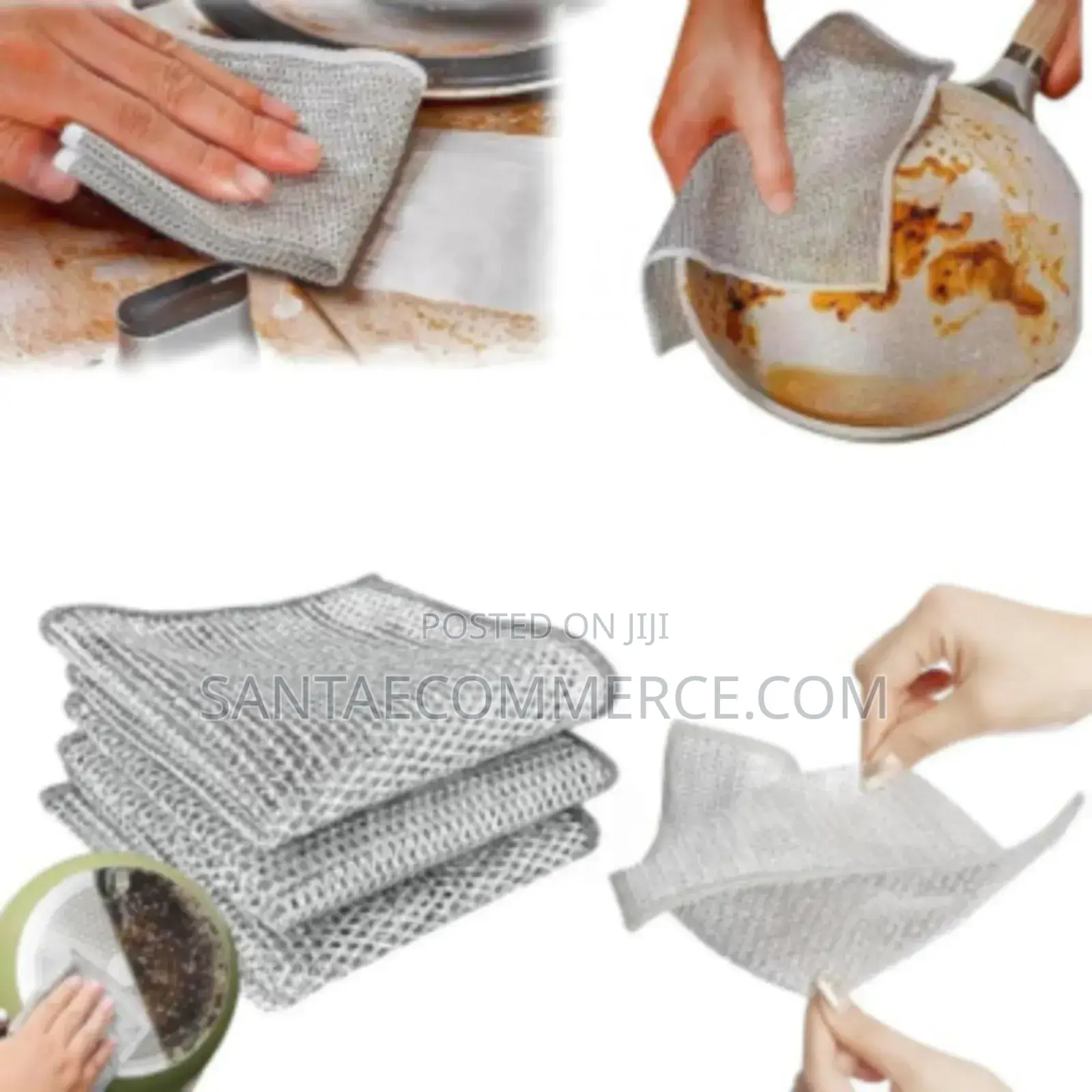 10pcs Double Sided Cleaning Pads