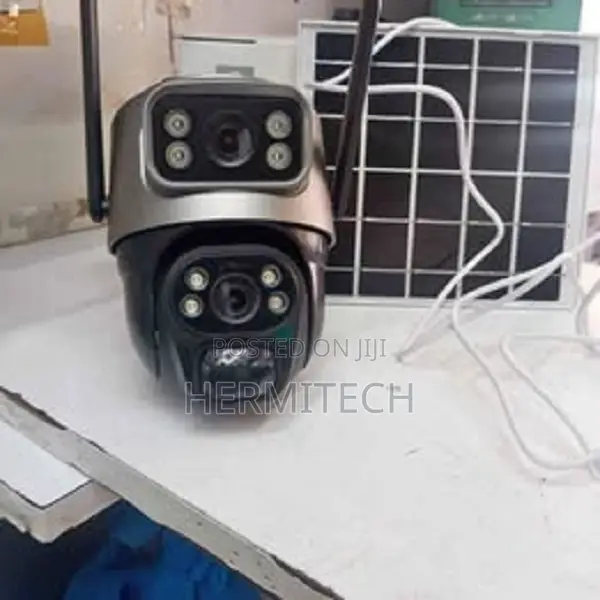 4g Dual Lenses Electric PTZ Surveillance CCTV Camera Outdoor