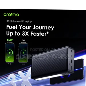 *Oraimo Traveler 3 Lite 27000mah 15W Power Bank