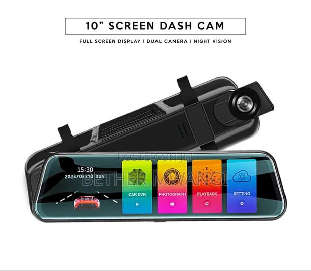 10 Inch- Dash Cam (Full Screen Display) in Kenya - main view