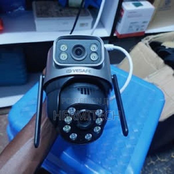 Dual Lens 4g/Lan Outdoor CCTV Camera - main view