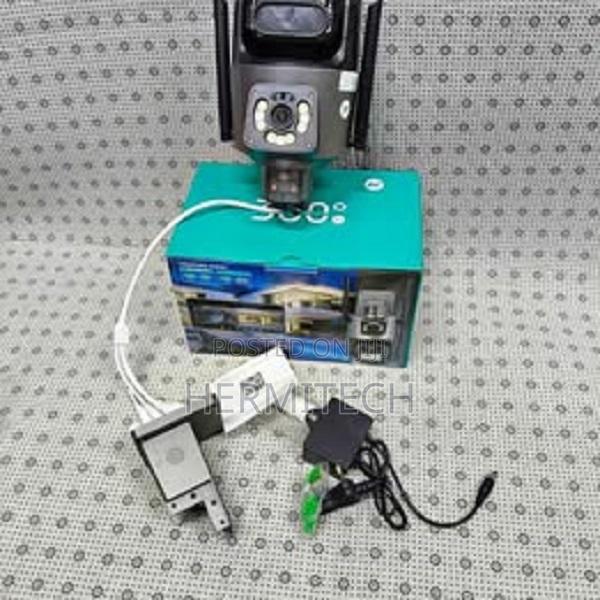 Dual Lens 4g/Lan Outdoor CCTV Camera - thumbnail 3