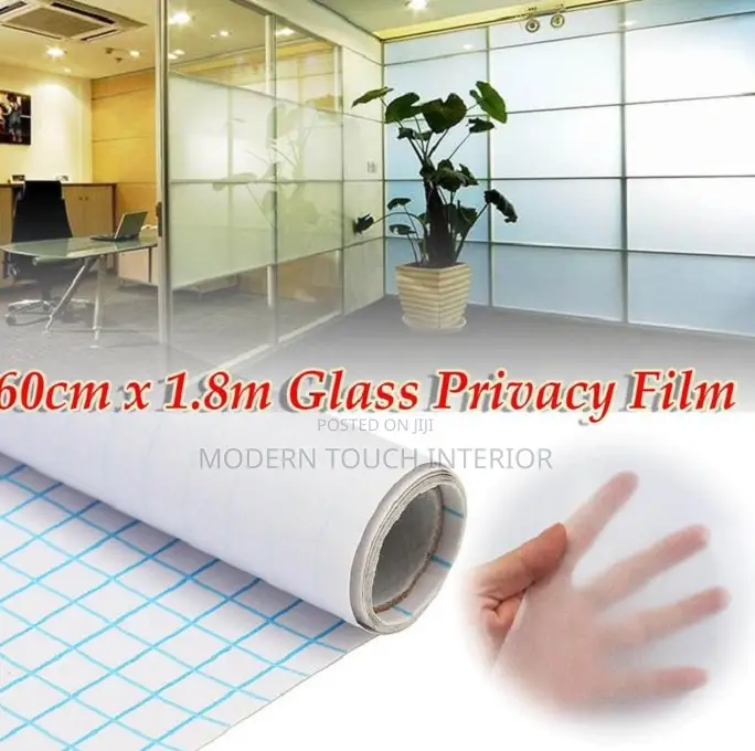 Frosted Window Film for Added Privacy