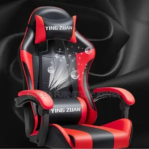 Office Chairs: Red Small Size Gaming Chair With Pillow