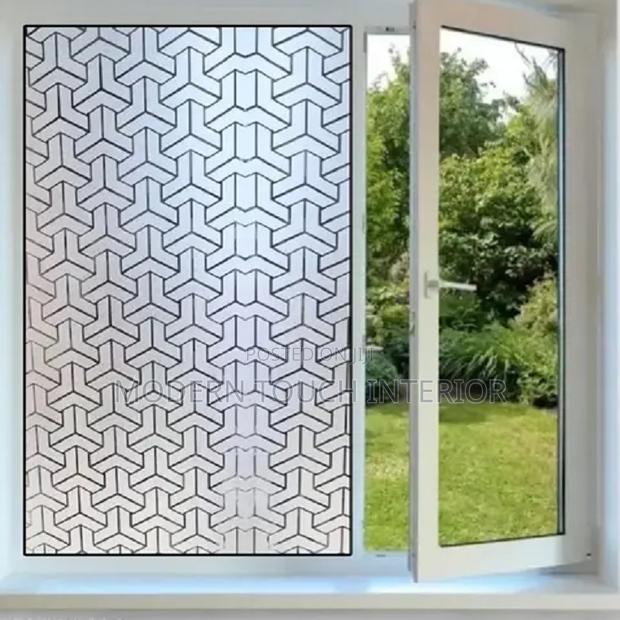 Frosted Glass Film for Privacy and Decor