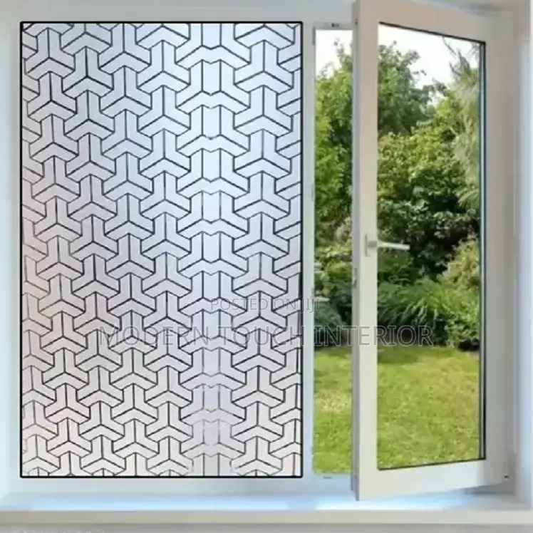 Frosted Glass Film for Privacy and Decor