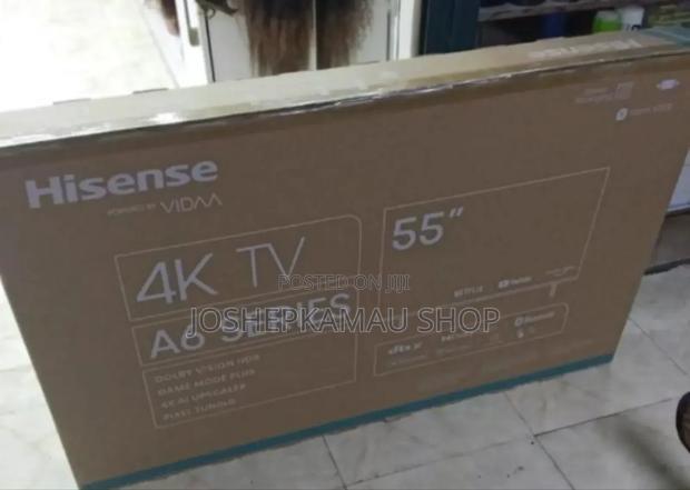 Brand New 55 Inch Hisense Smart Tv Frameless With Bluetooth