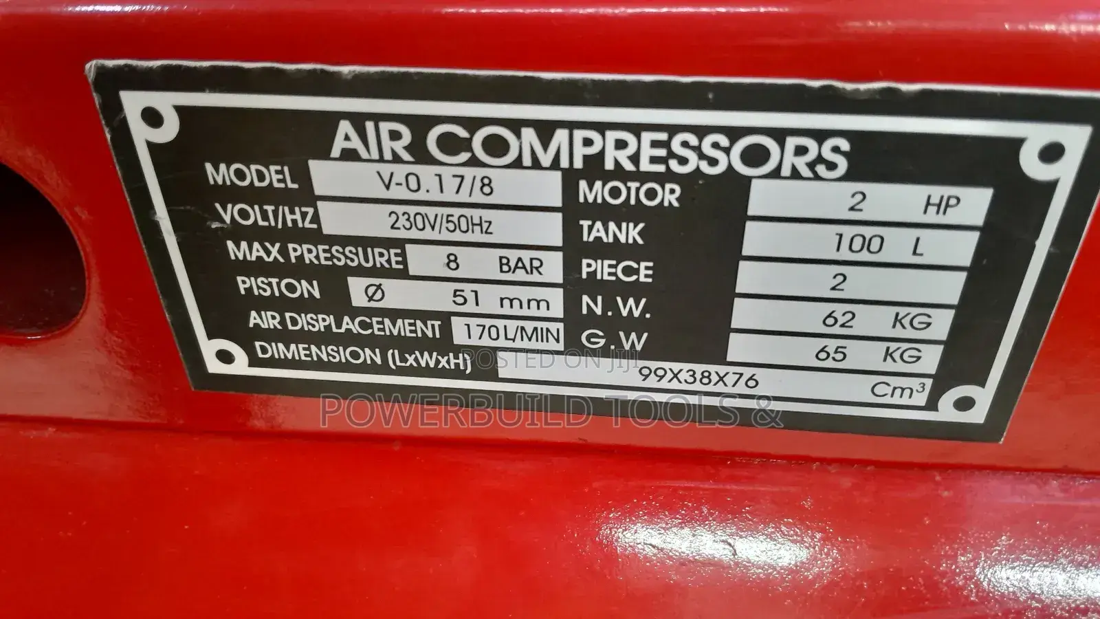 Lenhard 100L Electric Compressor