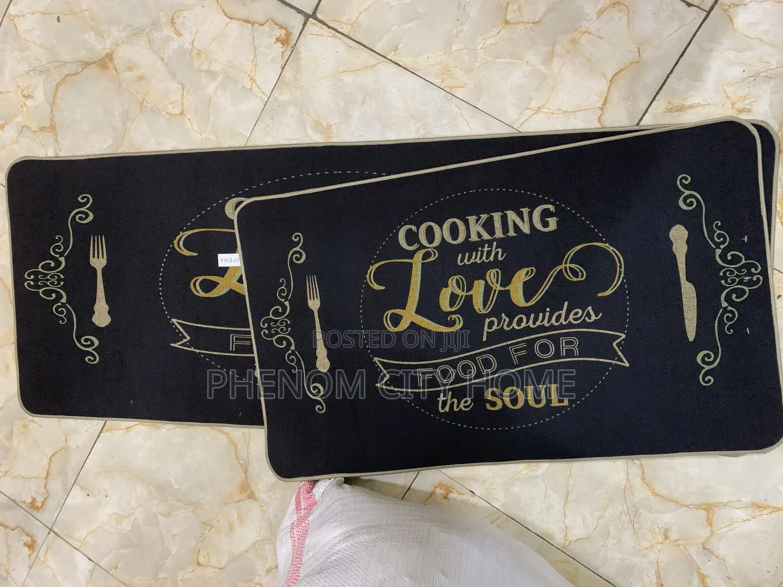 Quality Binded Rubber Bottom Kitchen Mats