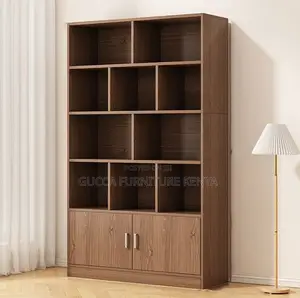 Cabinets: Home Office Wooden Storage Bookcase