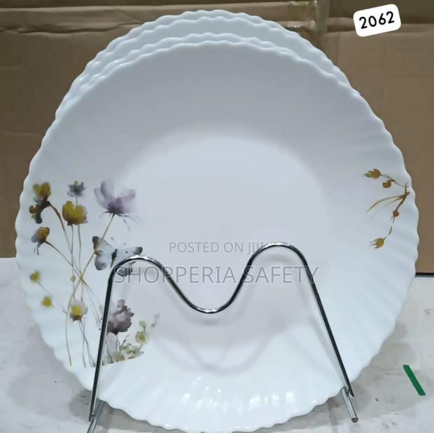 6 PCS 10.5 Inch Dinner Plates- Flowered