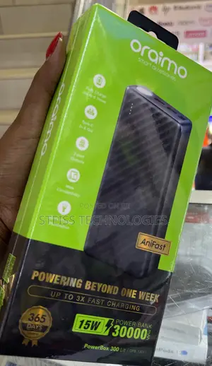 Oraimo 30000mah Fast Charging Powerbank.