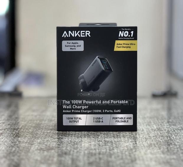Anker Prime 100W 3-Port Foldable Gan Wall Charger