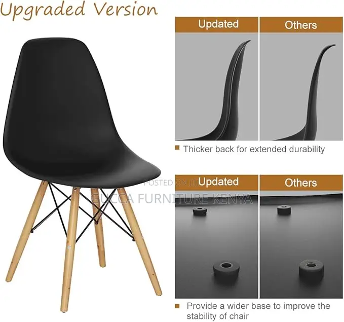 Home Chairs: Plastic Dining Side Chair for Dining Room