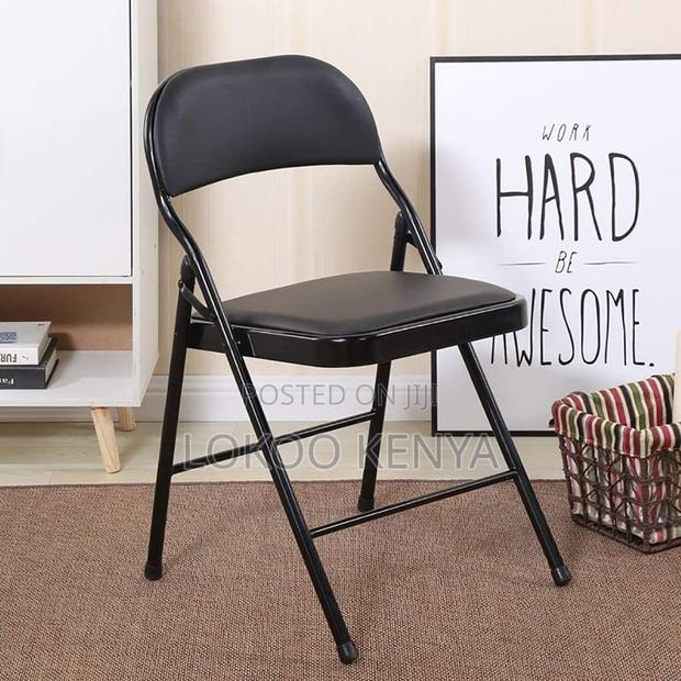Office Chairs : Metallic Legs Foldable Office Chairs - thumbnail 3