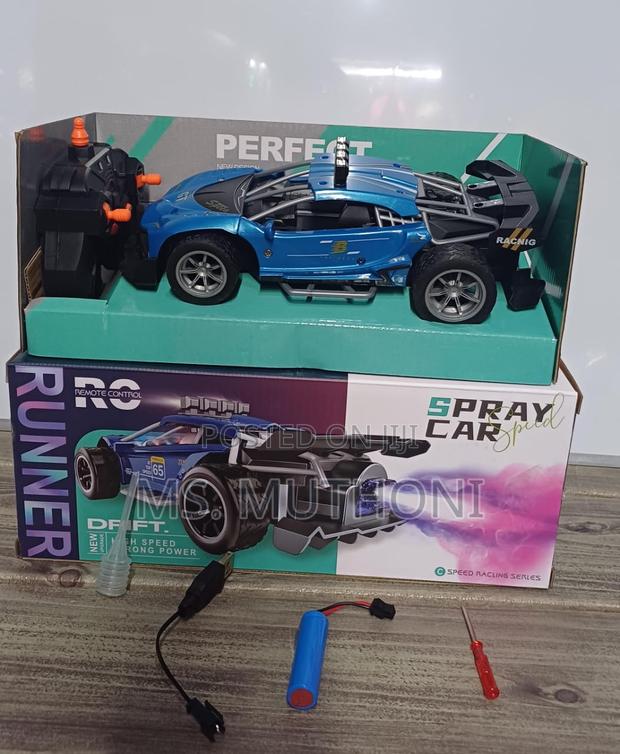 Blue *Spray Remote Car* Rechargeable - main view