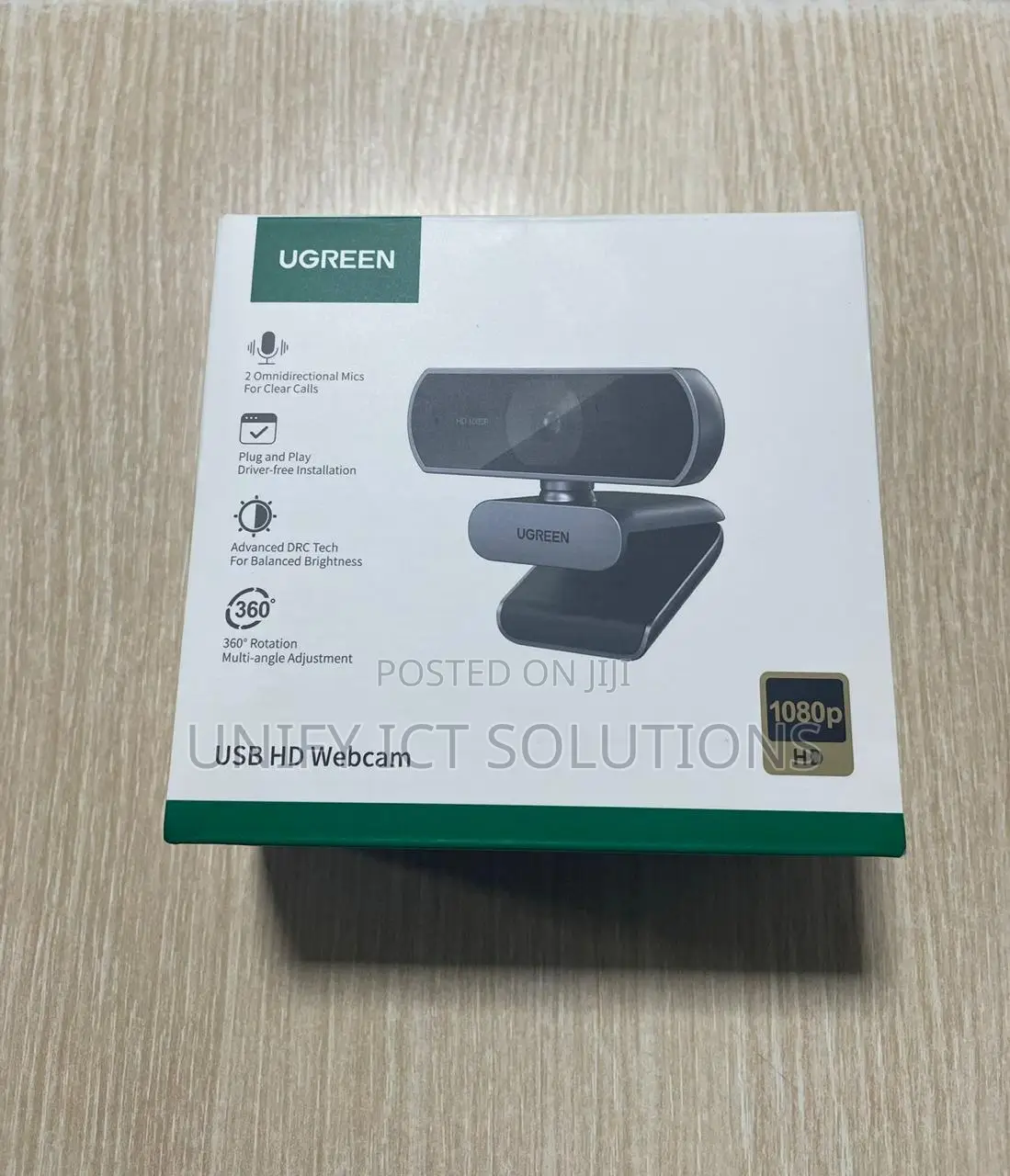 Ugreen 1080P USB HD Webcam With Microphone