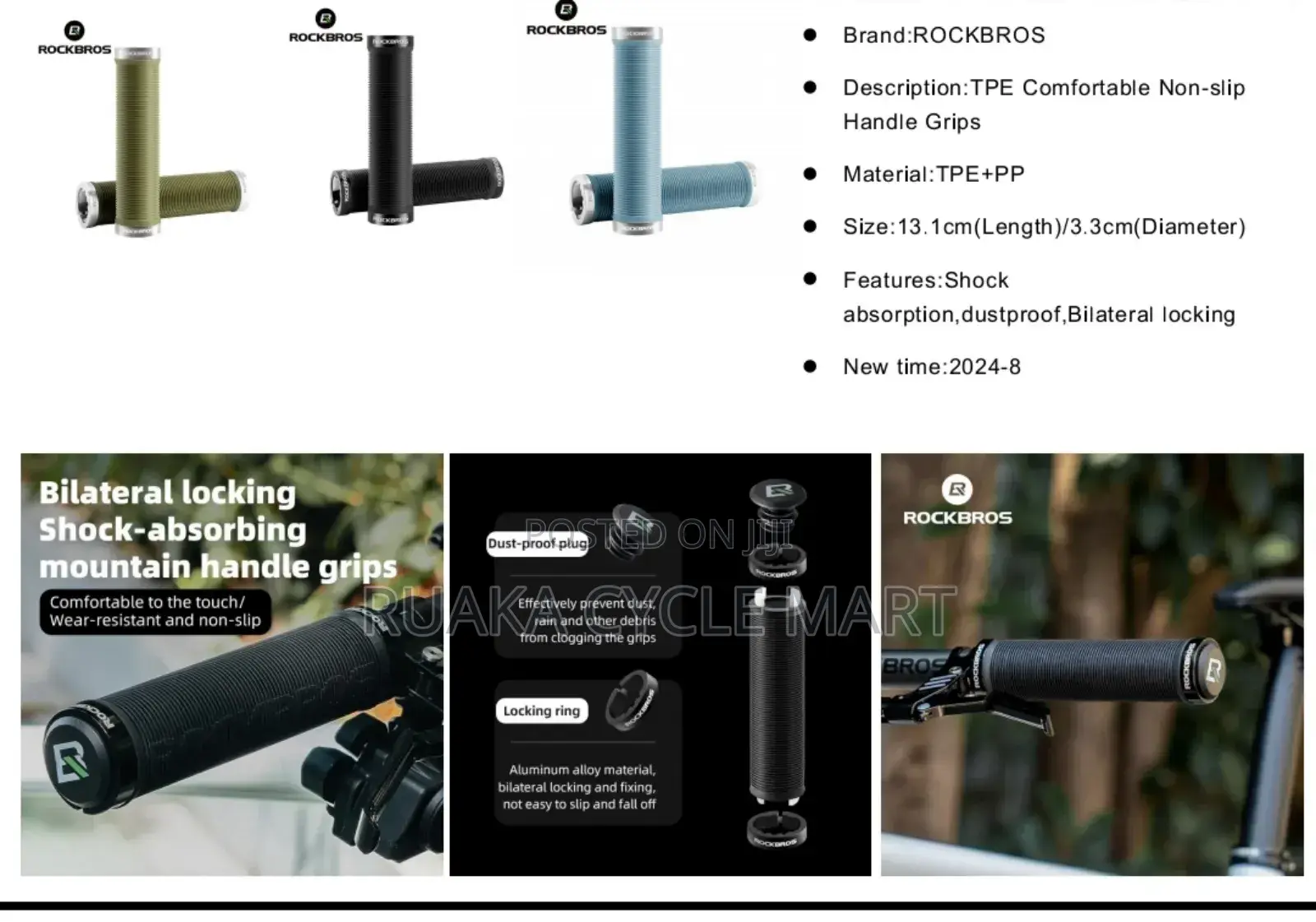 Shock Absorbtion MTB Handle Grips