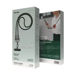 Green Lion Power Lanyard C To C 60W Cable