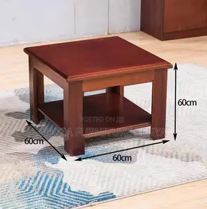 Office Tables: Brown Executive Reception Square Coffee Table