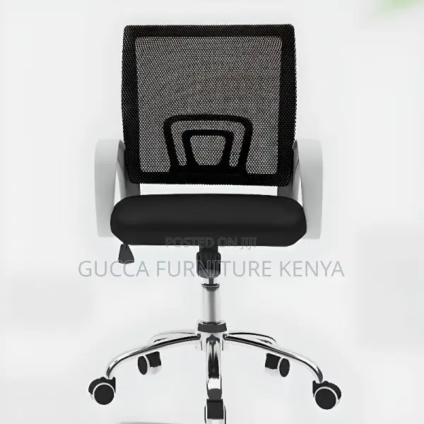 Office Chairs: Black Comfy Clerical Mesh Office Chair