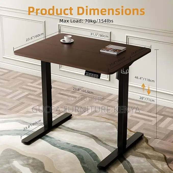 Office Tables:1200mm Height Adjustable Sit Stand Office Desk