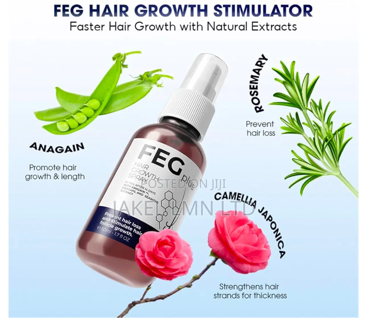 Feg Plus Hair Growth Spray - 50 Ml