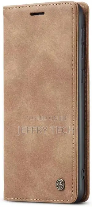 Samsung Galaxy A02S Genuine Leather Flip Case
