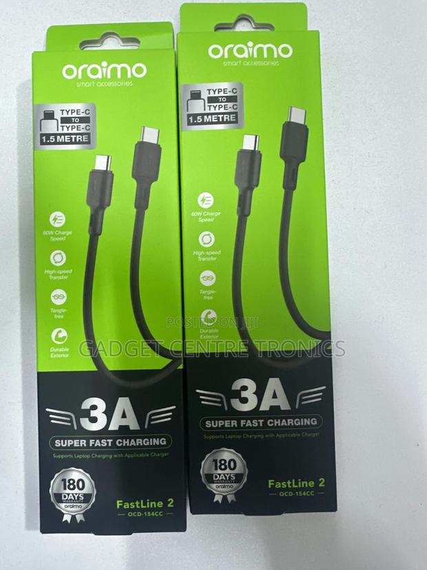 Oraimo C to C Charging Cable - thumbnail 2