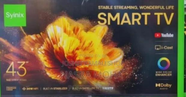 Brand New 43 Inches Syinix Smart Tv