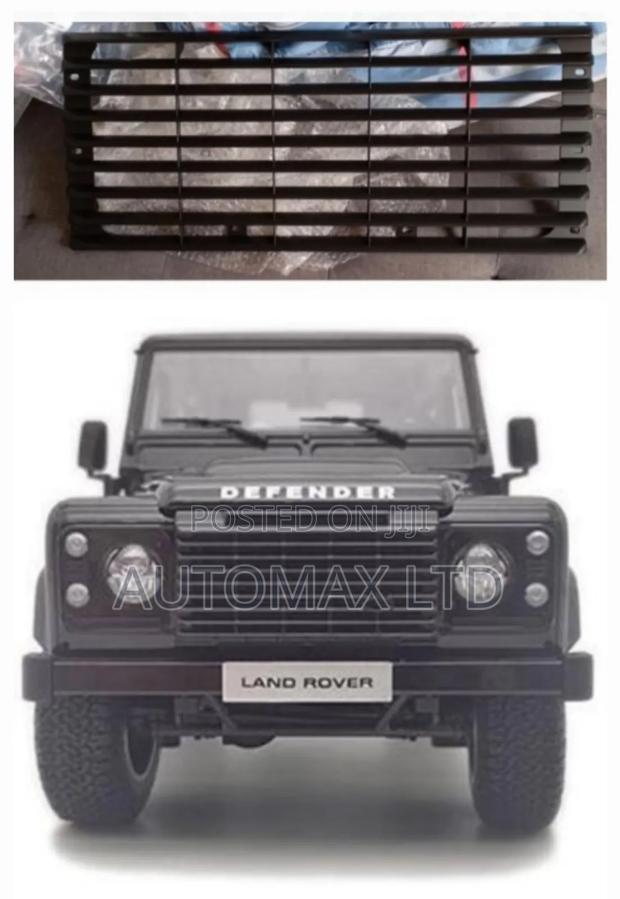 New Landrover Defender Gloss Black Grille, - main view