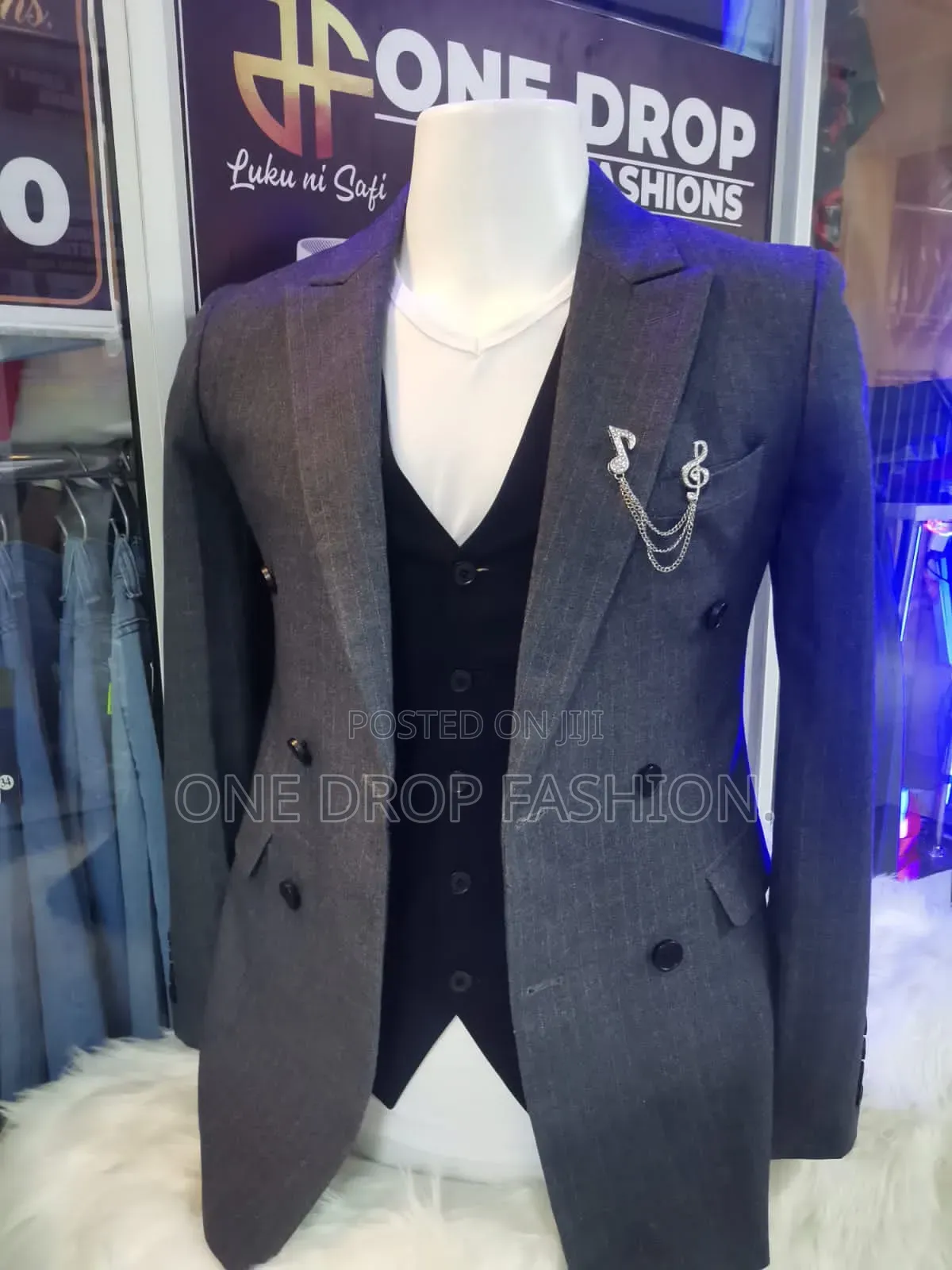 Stripped Men Blazers