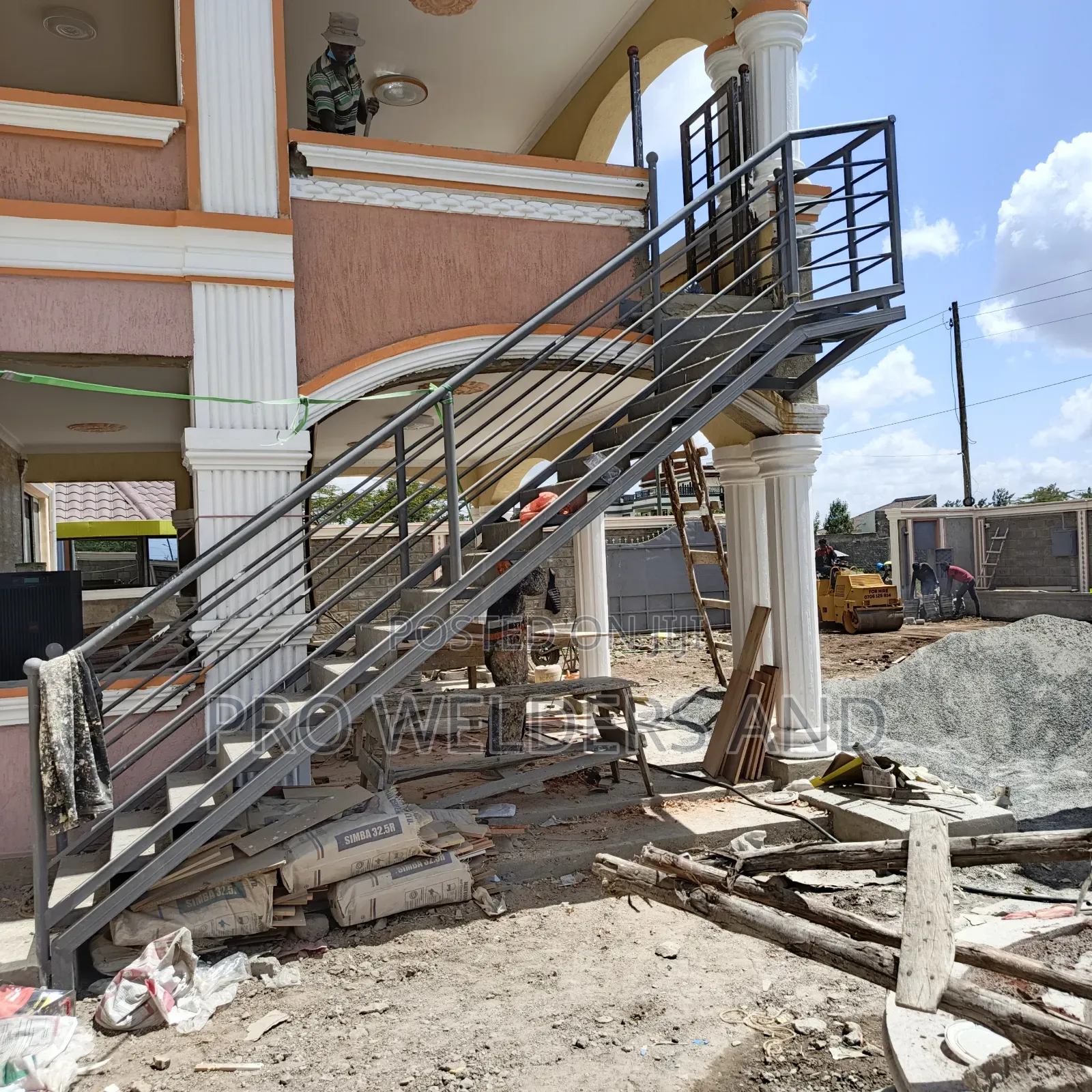 Exterior Metalic Staircase