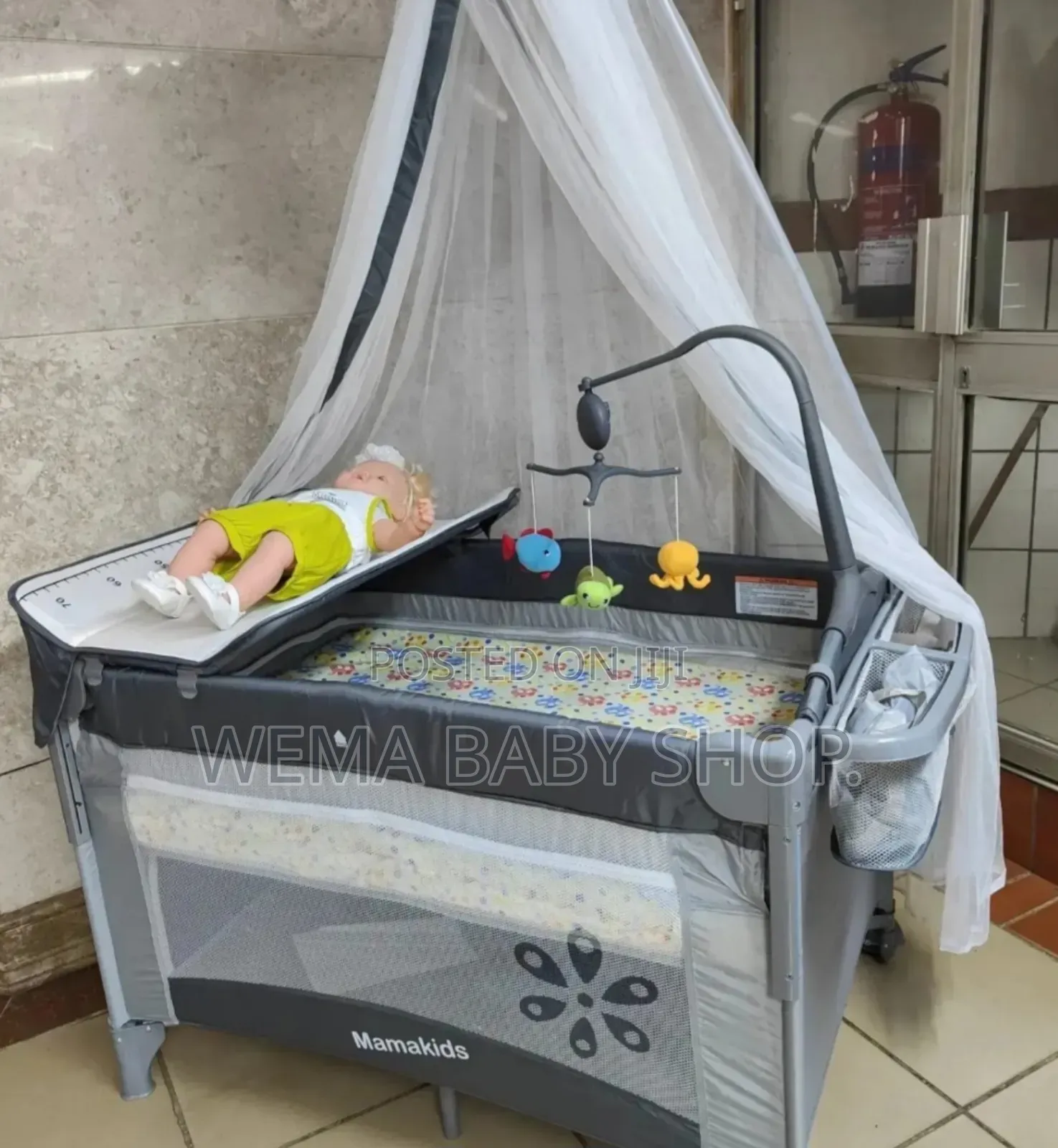 Baby Co Sleeper/Bedside Crib With Playpen