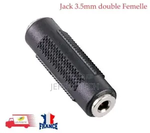3.5mm Jack Coupler Adapter Female to Female Stereo Metal +