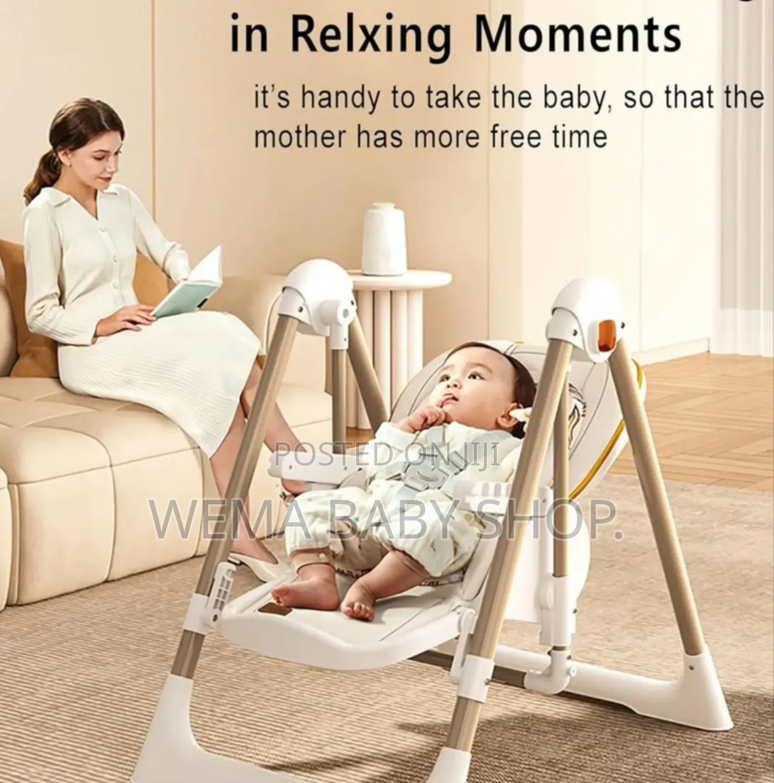 5 in 1 Swinging Baby Multifunction Feeding Chair