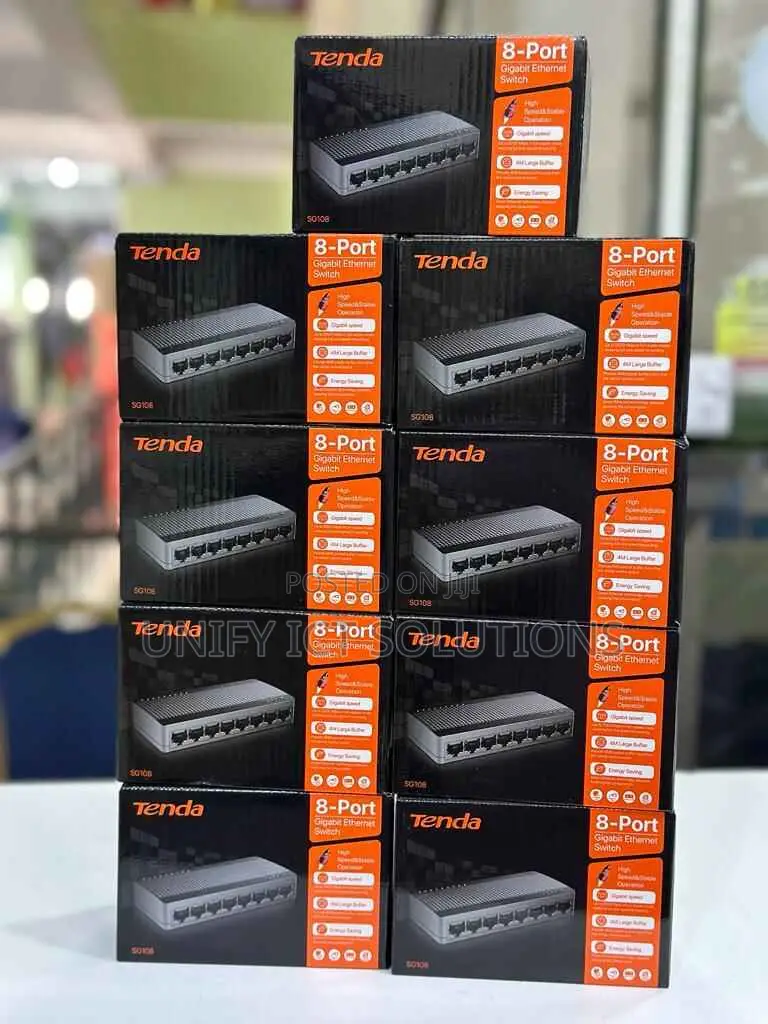 Tenda 8-Port Gigabit Ethernet Desktop Switch - Sg108