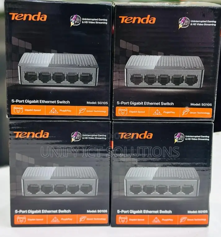 Tenda 5-Port Gigabit Ethernet Desktop Switch - SG105