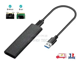 USB 3.1 to M.2 NGFF SSD Enclosure Adapter, Superspeed UASP