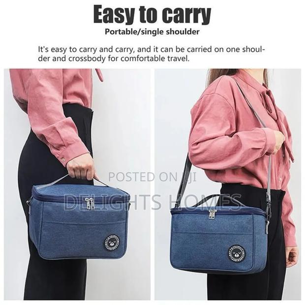 Portable Thermal Insulated Waterproof Lunch Bag. - thumbnail 4