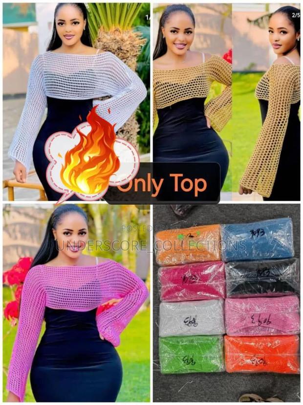 Ladies Beautiful Crotchet Tops. Free Size - thumbnail 2