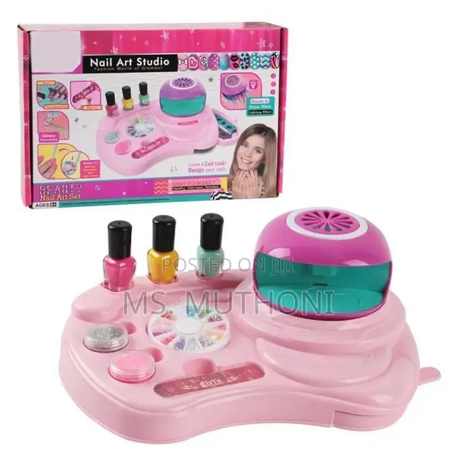 Nail Studio for Teenager Girls Nails Art Studio Toys*