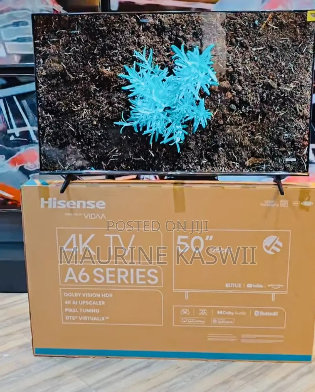 Hisense 50 Smart Uhd Frameless Tv A61k Series