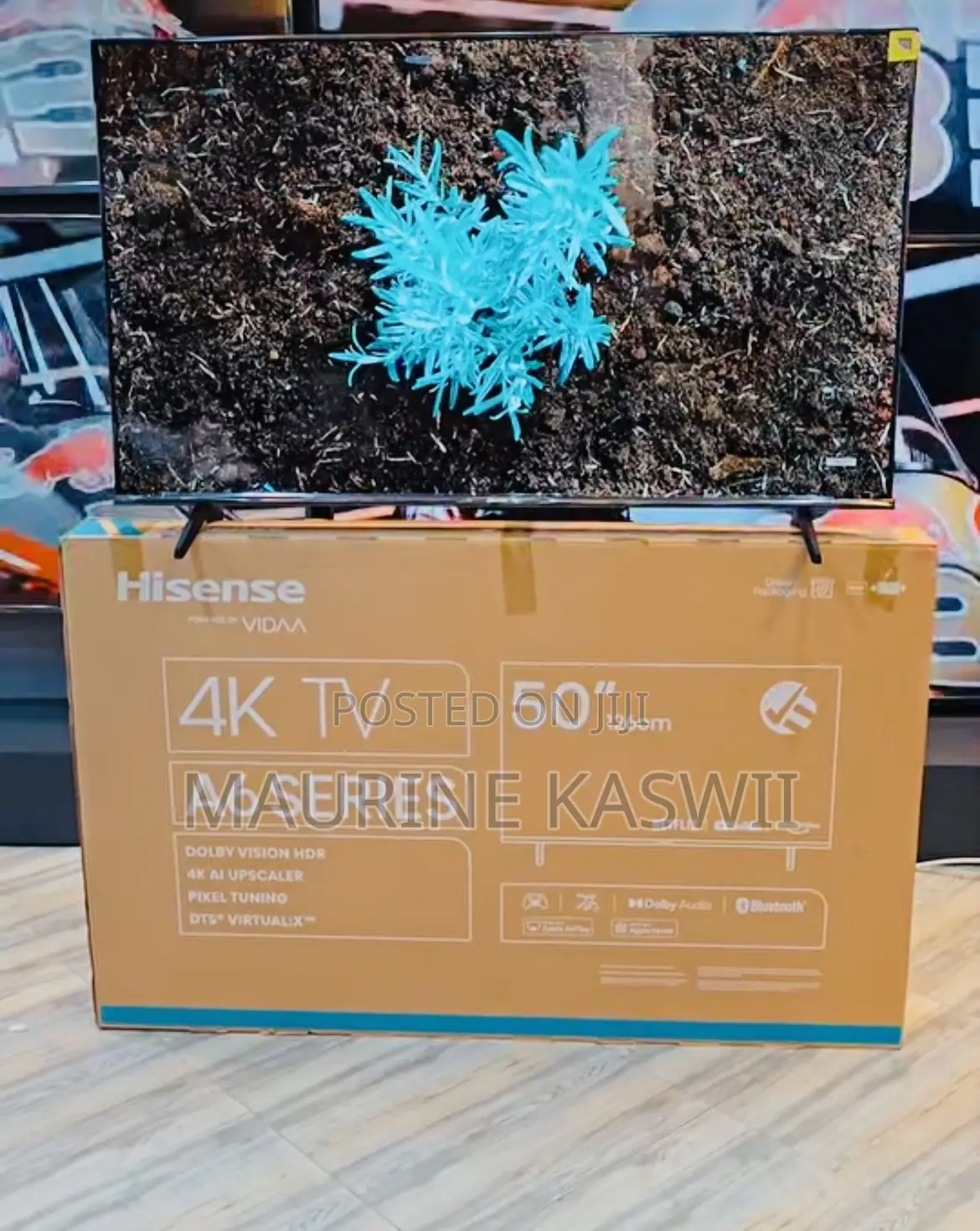 Hisense 50 Smart Uhd Frameless Tv A61k Series